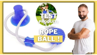 L'éducateur canin Tony Silvestre teste la rope ball, pour jouer et s’amuser avec un chien !