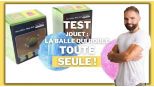 L'éducateur canin Tony Silvestre teste la balle qui roule toute seule !