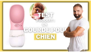 L'éducateur canin Tony Silvestre teste la gourde pour chien sans perte d’eau !
