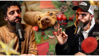 Tony Silvestre et Romaric Pagot d'Esprit Dog dont un podcast sur les tips quand on a un chien à Noël