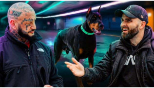 L'éducateur canin Tony Silvestre interviewe le rappeur Seth Gueko à propos de son chien Dobermann