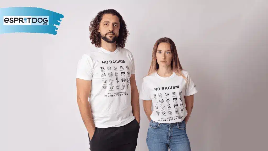 T-shirt Esprit Dog - No Racism